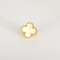 Van Cleef & Arpels Boucles d'oreilles Vintage Alhambra en Or jaune 18k nacre blanche 58 Facettes DV4391-6