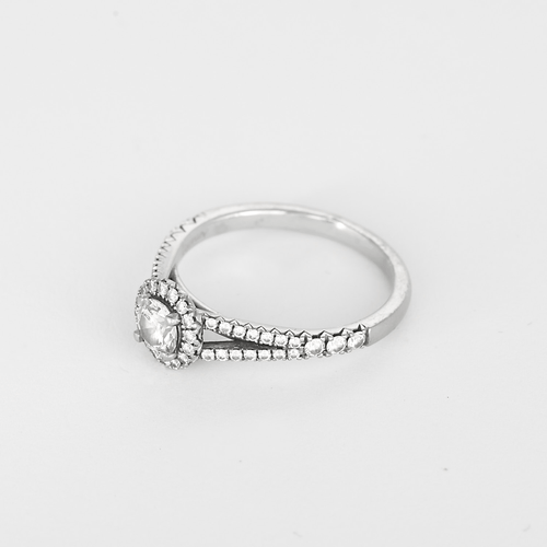 55 AMANTYS - Bague en Or blanc 18k Diamant 58 Facettes DV32627-1