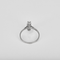 57 Bague en or blanc et diamants : 0,80 carat 58 Facettes DV31672-3
