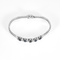 Bracelet en or blanc, saphirs : 1,5 carat et diamants : 0,60 carat 58 Facettes DV32533-4