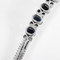 Bracelet en or blanc, saphirs : 1,5 carat et diamants : 0,60 carat 58 Facettes DV32533-4
