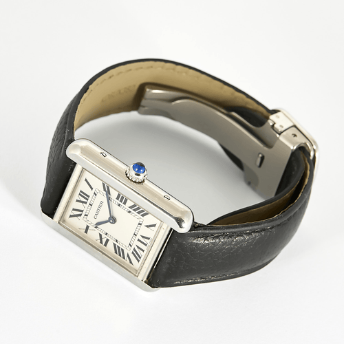 Cartier Montre Tank Solo en acier 58 Facettes DV32020-1