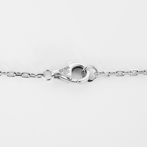 CARTIER – LOVE, PAVÉ – Élégant collier en or blanc et diamants 58 Facettes DV32231-2