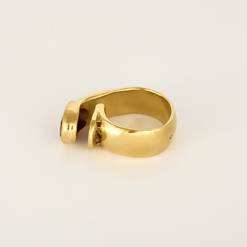 50.5 Jean Vendôme - Bague en Or jaune 18k Rubellite  and Diamant 58 Facettes DV32445-1
