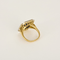 45 Bague en or jaune et or gris, saphirs et diamants. Style Art Déco. 58 Facettes DV26158-14