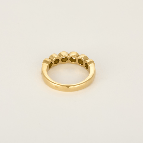 48.5 Bague en Or jaune 18k Diamant 58 Facettes DV26158-26