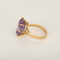 60 Bague cocktail en or jaune et améthyste 58 Facettes DV32608-1
