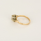 52 Bague Solitaire en or blanc, or jaune et diamant : 0,30 carat 58 Facettes DV26158-19