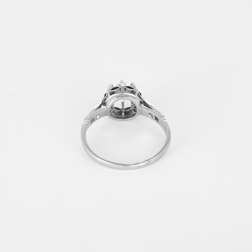 49 Bague Solitaire en platine, diamants : 0,70 carat au total 58 Facettes DV26158-20