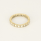 52.5 Alliance américaine en or jaune et diamants de taille brillant 58 Facettes DV26158-28