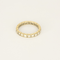 52.5 Alliance américaine en or jaune et diamants de taille brillant 58 Facettes DV26158-28