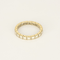 52.5 Alliance américaine en or jaune et diamants de taille brillant 58 Facettes DV26158-28