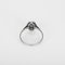56 Bague en Or blanc 18k Diamant and Saphir 58 Facettes DV16236-12