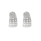 Élégantes boucles d'oreilles en or blanc et diamants : 1 carat 58 Facettes DV31450-47