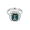 53 Bague marguerite, topaze : 2,50 carats et diamants : 0,70 carat 58 Facettes DV31450-22