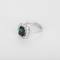 53 Bague marguerite, topaze : 2,50 carats et diamants : 0,70 carat 58 Facettes DV31450-22