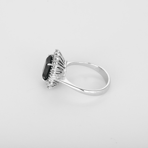 53 Bague marguerite, topaze : 2,50 carats et diamants : 0,70 carat 58 Facettes DV31450-22