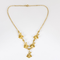 Collier en or jaune à motif de roses ciselées 58 Facettes DV29018-3