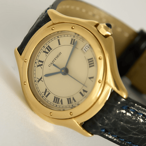 Cartier - Montre Cougar en or jaune 58 Facettes DV23242-9