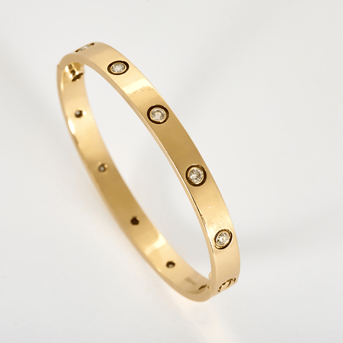 Cartier- Bracelet LOVE, modèle classique, 10 diamants 58 Facettes DV16942-2