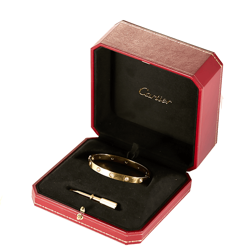 Cartier- Bracelet LOVE, modèle classique, 10 diamants 58 Facettes DV16942-2