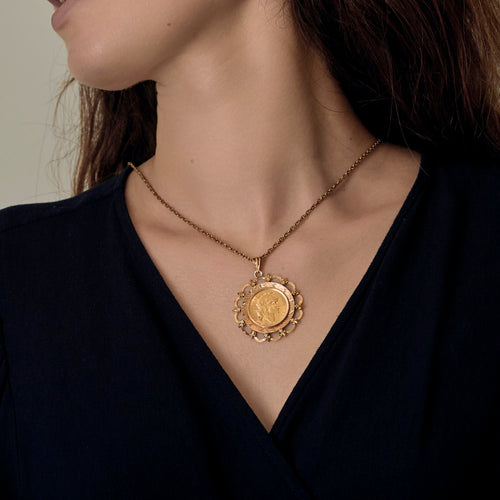 Pendentif en Or jaune 18k 58 Facettes DV31212-5
