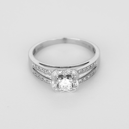 54 MAUBOUSSIN - Chance of Love n° 2 - Bague en or blanc et diamants 58 Facettes DV32588-1