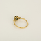 Bague en Or jaune, Saphir Teal : 1,40 carat et Diamants