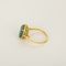 Bague en Or jaune 14k Emeraude