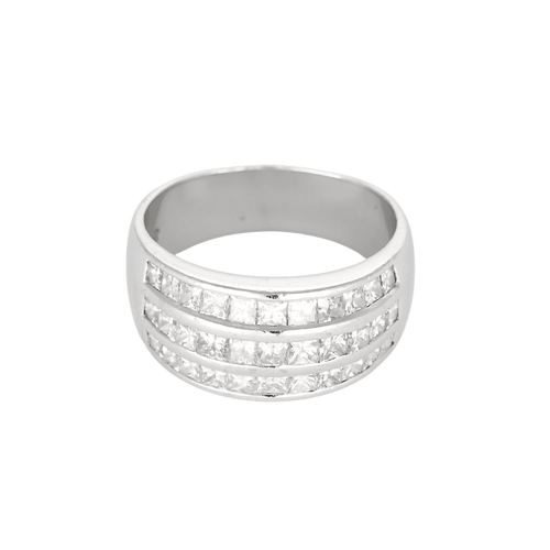 Bague en Or blanc 18k Diamant