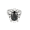 Bague en Or blanc 18k Saphir and Diamant