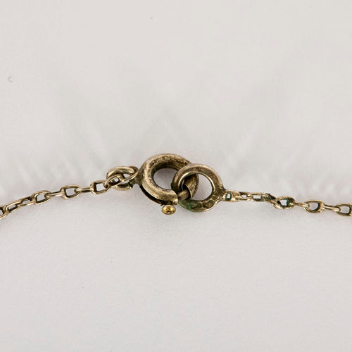 Collier Or blanc 18k et Argent 58 Facettes DV3323-2