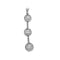 Pendentif trilogie en or gris et diamants 58 Facettes DV32729-12
