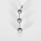 Pendentif trilogie en or gris et diamants 58 Facettes DV32729-12