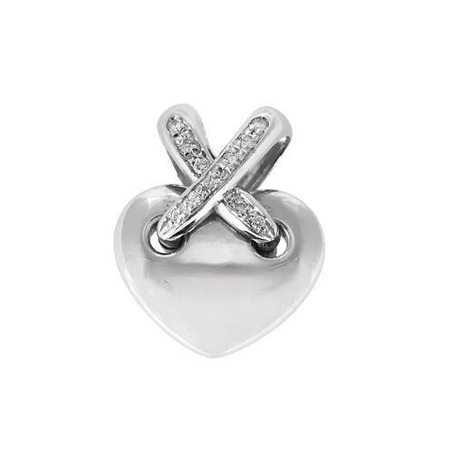 Chaumet - Liens - Pendentif en or gris et diamants 58 Facettes DV32729-1