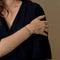 FRED - Force 10 - Moyen Modèle - Bracelet acier, manille or jaune et diamants