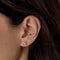 Boutons d'oreilles en or gris et diamant 0.30 carat environ 58 Facettes DV32729-13