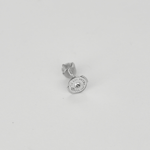 Boutons d'oreilles en or gris et diamant 0.30 carat environ 58 Facettes DV32729-13