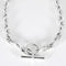 Hermes Chaîne d'Ancre, grand modèle - Collier en argent 58 Facettes DV32864-1