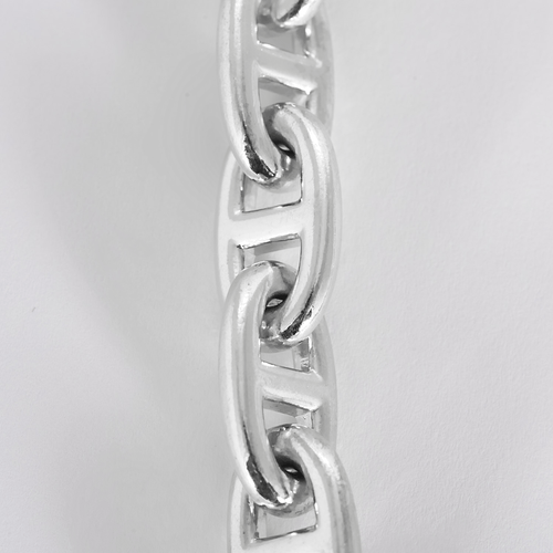 Hermes Chaîne d'Ancre, grand modèle - Collier en argent 58 Facettes DV32864-1