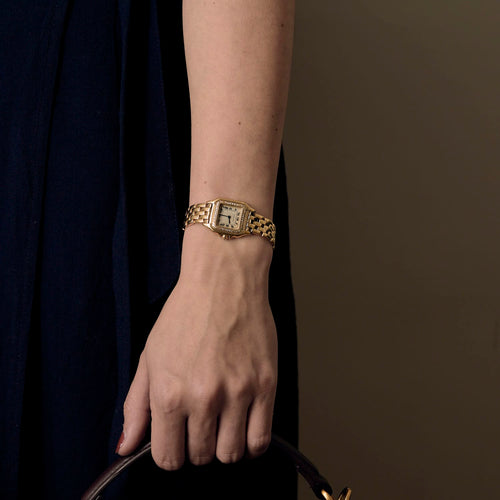 CARTIER - Montre Modèle Panthère en or jaune et diamants 58 Facettes DV27976-1