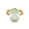 Bague en Or rose 18k Aquamarine