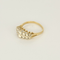 Bague en or jaune et diamants : 0,90 carat