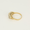 Bague en or jaune et diamants : 0,90 carat