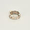 Chopard - Happy Diamond - Bague importante en or blanc, or rose et diamant : 0,05 carat