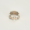 Chopard - Happy Diamond - Bague importante en or blanc, or rose et diamant : 0,05 carat