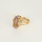 Bague en Or jaune 18k Améthyste