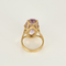 Bague en Or jaune 18k Améthyste