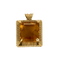 Pendentif en Or jaune 14k et citrine