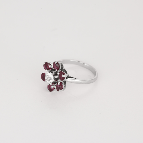 Bague en Or blanc 18k Diamant